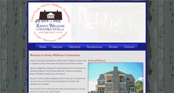 Desktop Screenshot of kennywilliamsconstruction.com